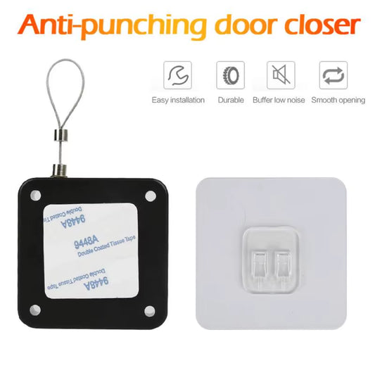 Punch-Free Automatic Sensor Door Closer Automatically Close 800G Tension Suit for All Type Door