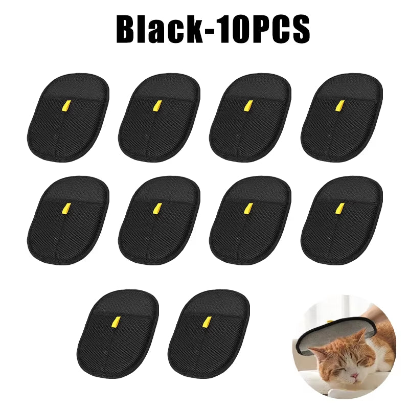 Reusable Static Pet Hair Removing Glove Efficient Cat Dog Fur Collector for Furniture Carpet Clothes Couch Car Seat Grooming