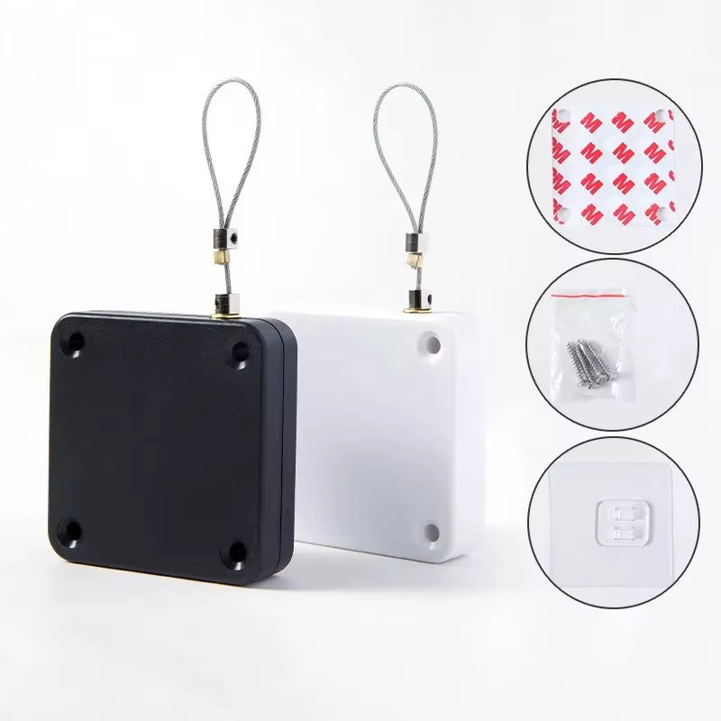 Punch-Free Automatic Door Closer for All Doors Hardware 500G-1000G Tension Automatic Sensor Door Closer Furniture Hardware