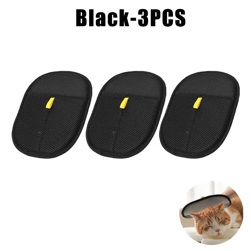 Reusable Static Pet Hair Removing Glove Efficient Cat Dog Fur Collector for Furniture Carpet Clothes Couch Car Seat Grooming