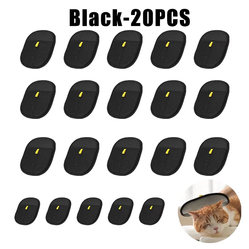 Reusable Static Pet Hair Removing Glove Efficient Cat Dog Fur Collector for Furniture Carpet Clothes Couch Car Seat Grooming