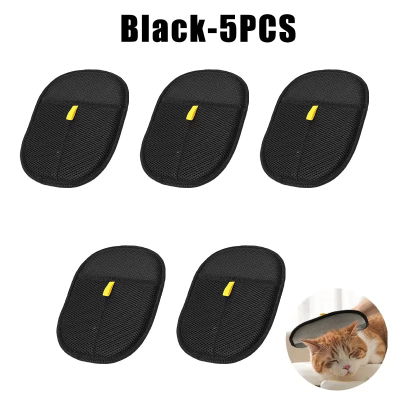 Reusable Static Pet Hair Removing Glove Efficient Cat Dog Fur Collector for Furniture Carpet Clothes Couch Car Seat Grooming