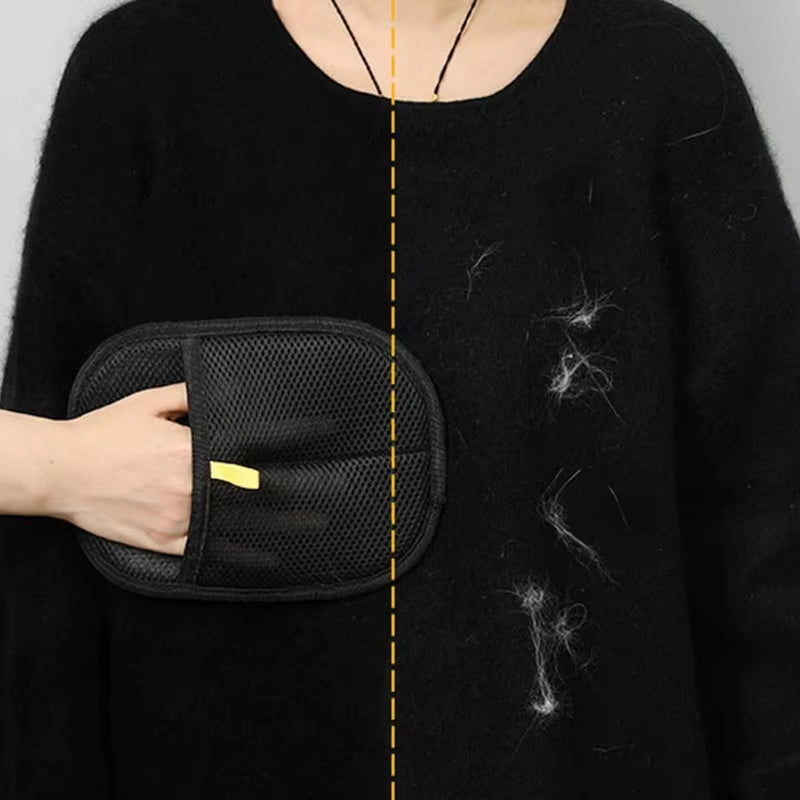 Reusable Static Pet Hair Removing Glove Efficient Cat Dog Fur Collector for Furniture Carpet Clothes Couch Car Seat Grooming